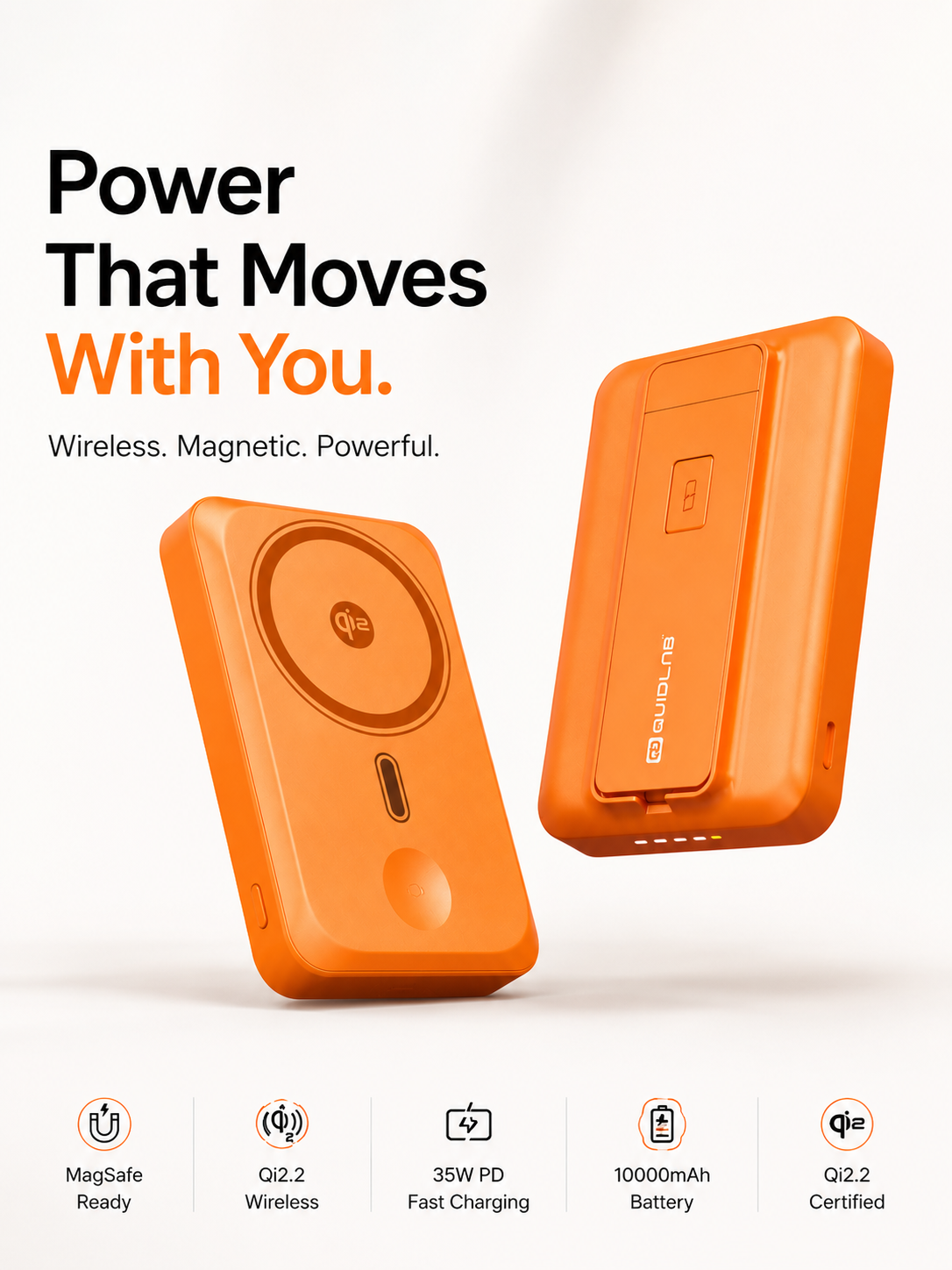 Rapidz MagSafe Powerbank with Apple Watch Charger | QuidLab