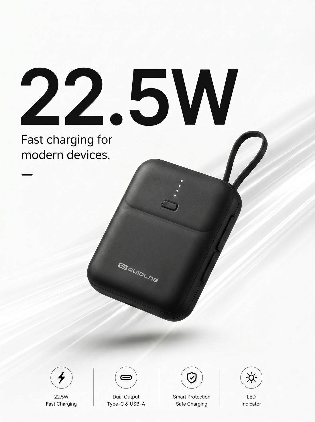 Pocket Pro — Mini Compact Powerbank India | QuidLab