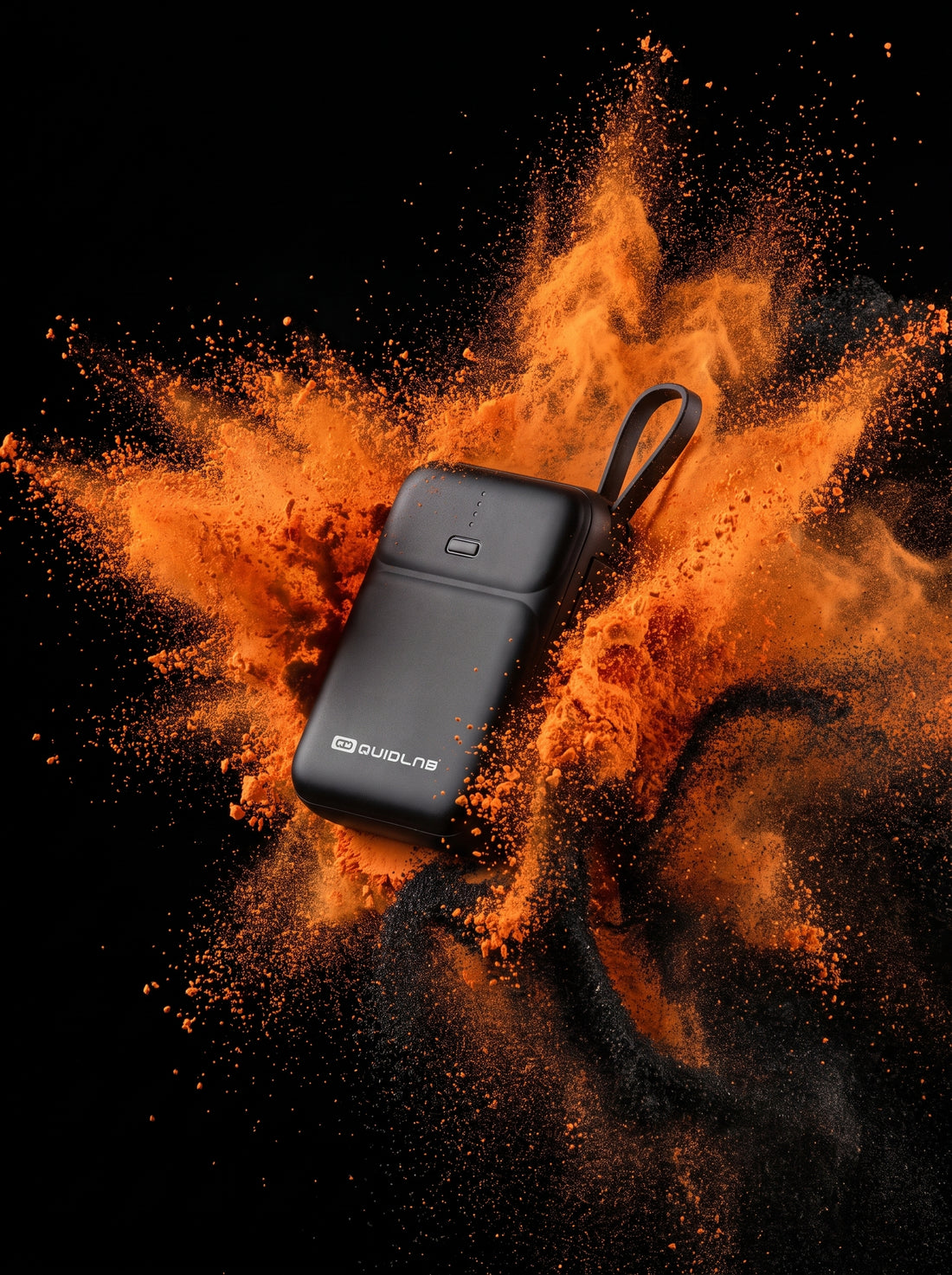Pocket Pro Power Bank 10000mAh | 22.5W PD Fast Charging | Dual Built-in USB-C Cables | Ultra Compact Mini Power Bank