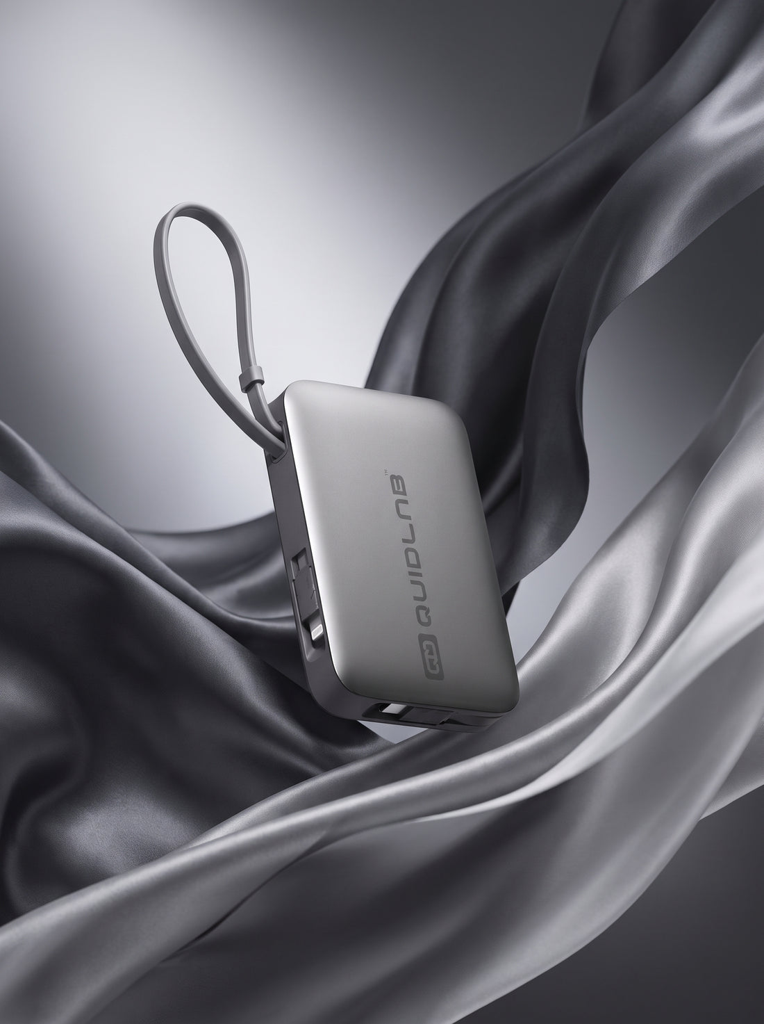 Powerline Power Bank 10000mAh | 22.5W PD Fast Charging | Built-in USB-C &amp; Lightning Cables | Digital Display